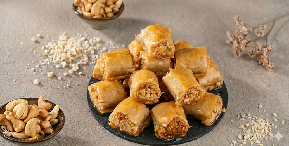 Is baklava full of sugar?