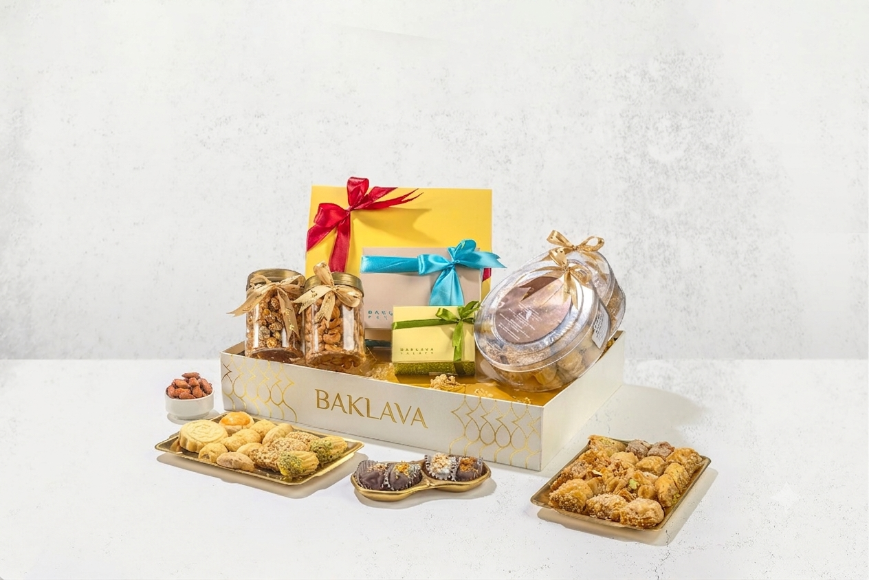 Luxury corporate gift box by Baklava Palace